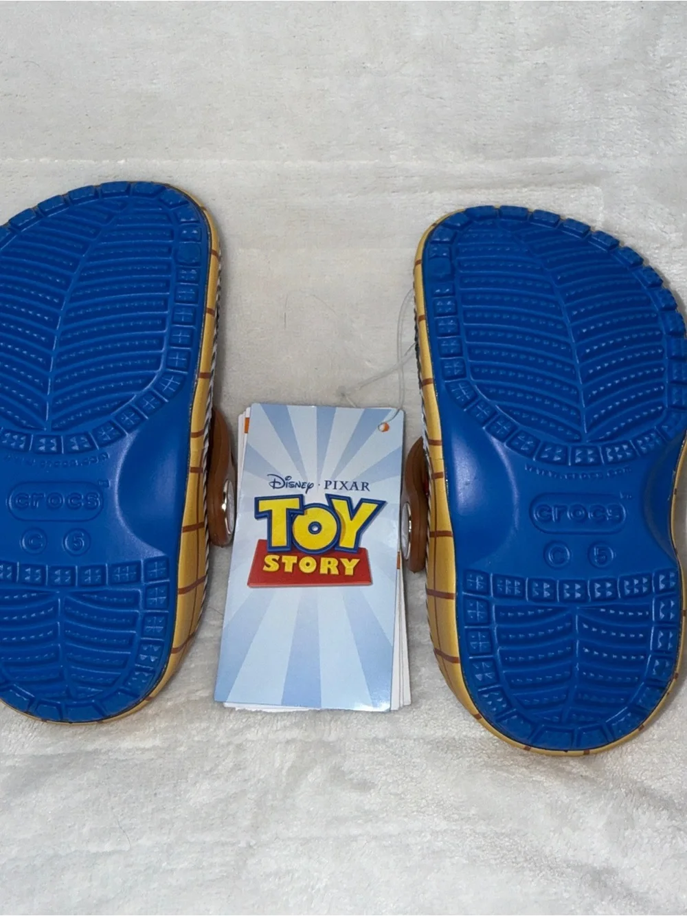 Crocs x Toy Story Woody Classic Clog Toddler C5 Disney Pixar NWT 209470-4GX